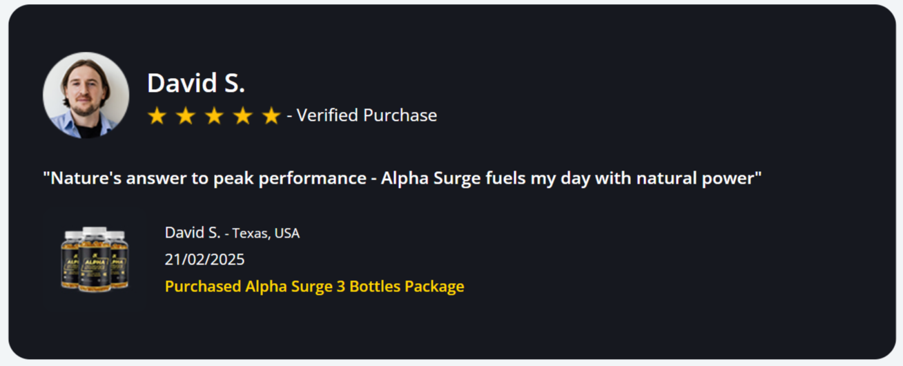 Alpha Surge Customer Reviews