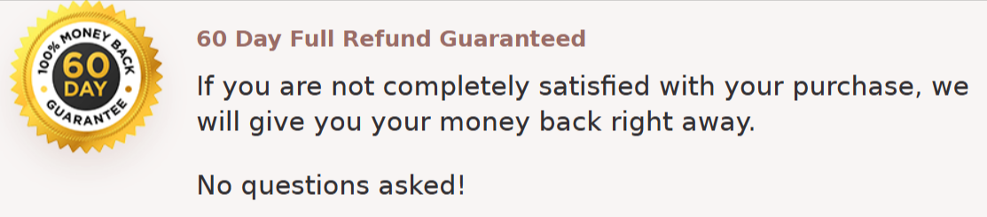 Pelvic Floor Strong-Money Back Guarantee